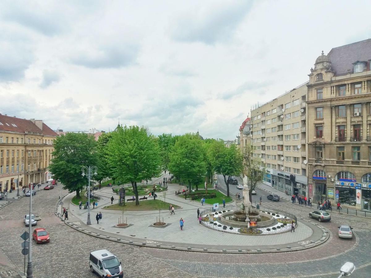 Квартира В Центрі Львова Вулиця Міцкевича 5, Простора З Гарним Видом На Місто ภายนอก รูปภาพ
